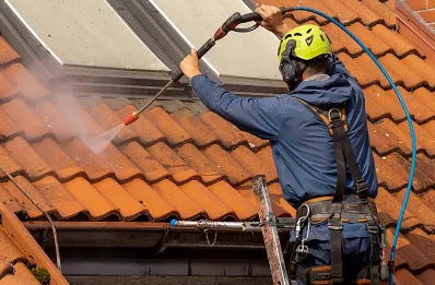 Démoussage et hydrofuge de toiture à Égat